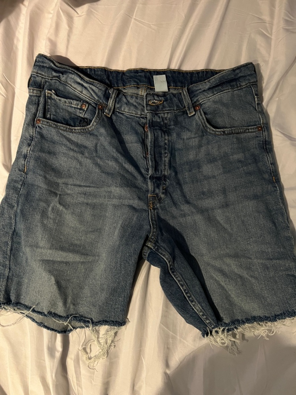 H&M denim cut off shorts